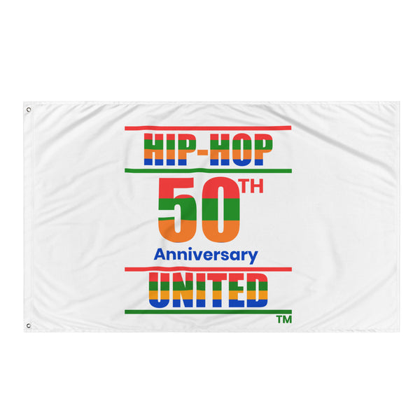 Hip-Hop United 50th. Anniversary Flag