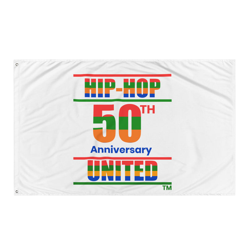 Hip-Hop United 50th. Anniversary Flag