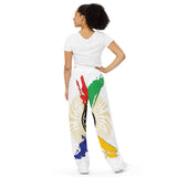 All-over print unisex wide-leg pants Global Hip-Hop Flag
