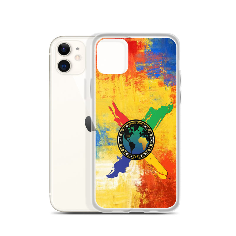 Tie Dye Hip-Hop United Flag Clear Case for iPhone®