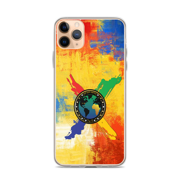 Tie Dye Hip-Hop United Flag Clear Case for iPhone®