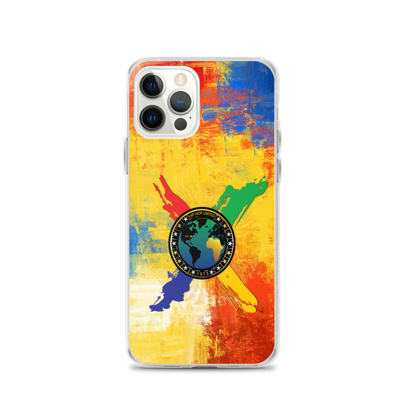 Tie Dye Hip-Hop United Flag Clear Case for iPhone®