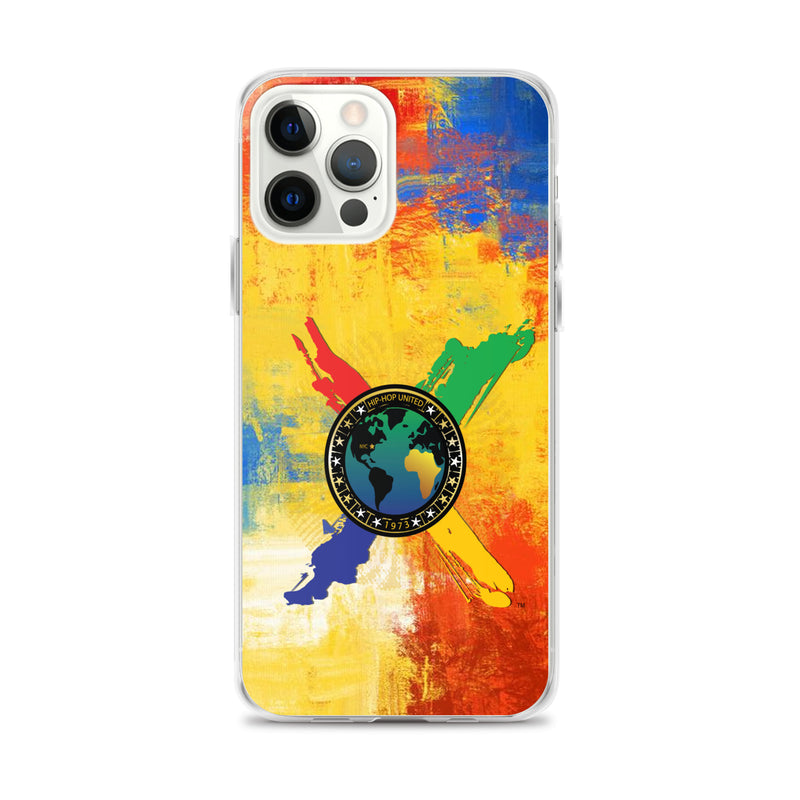 Tie Dye Hip-Hop United Flag Clear Case for iPhone®