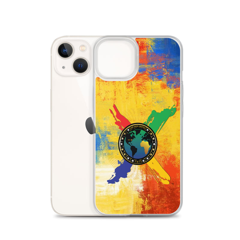 Tie Dye Hip-Hop United Flag Clear Case for iPhone®