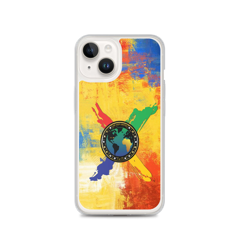 Tie Dye Hip-Hop United Flag Clear Case for iPhone®