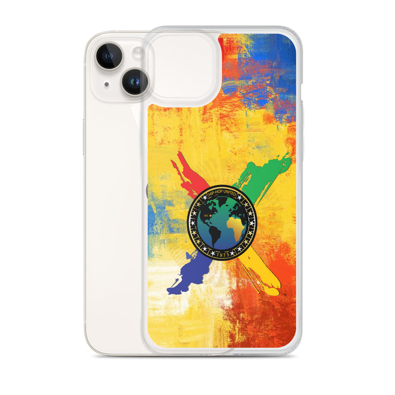 Tie Dye Hip-Hop United Flag Clear Case for iPhone®