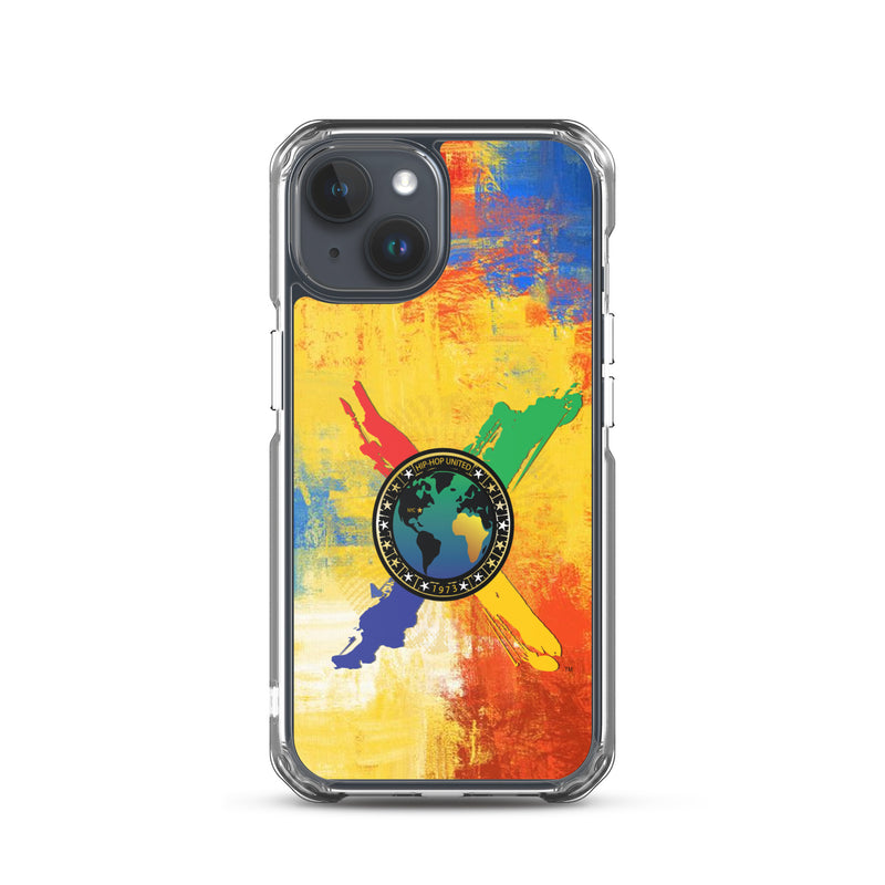 Tie Dye Hip-Hop United Flag Clear Case for iPhone®