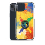 Tie Dye Hip-Hop United Flag Clear Case for iPhone®
