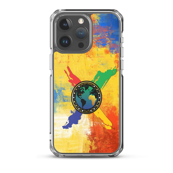 Tie Dye Hip-Hop United Flag Clear Case for iPhone®