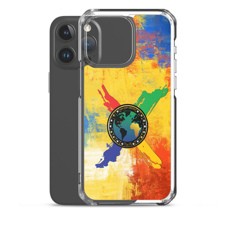 Tie Dye Hip-Hop United Flag Clear Case for iPhone®