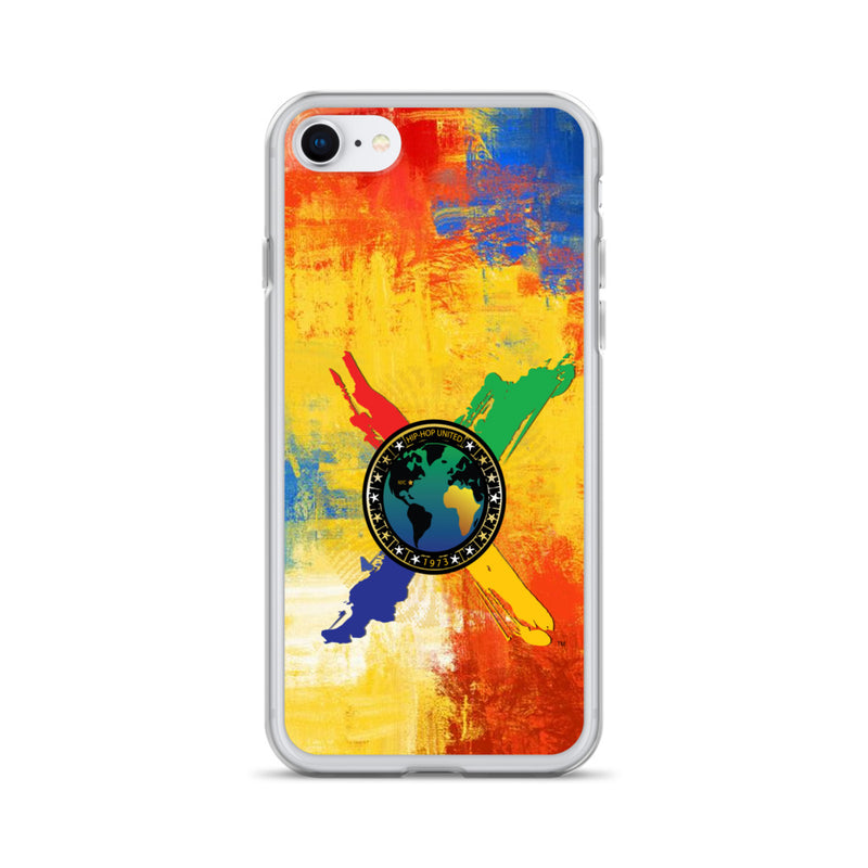 Tie Dye Hip-Hop United Flag Clear Case for iPhone®