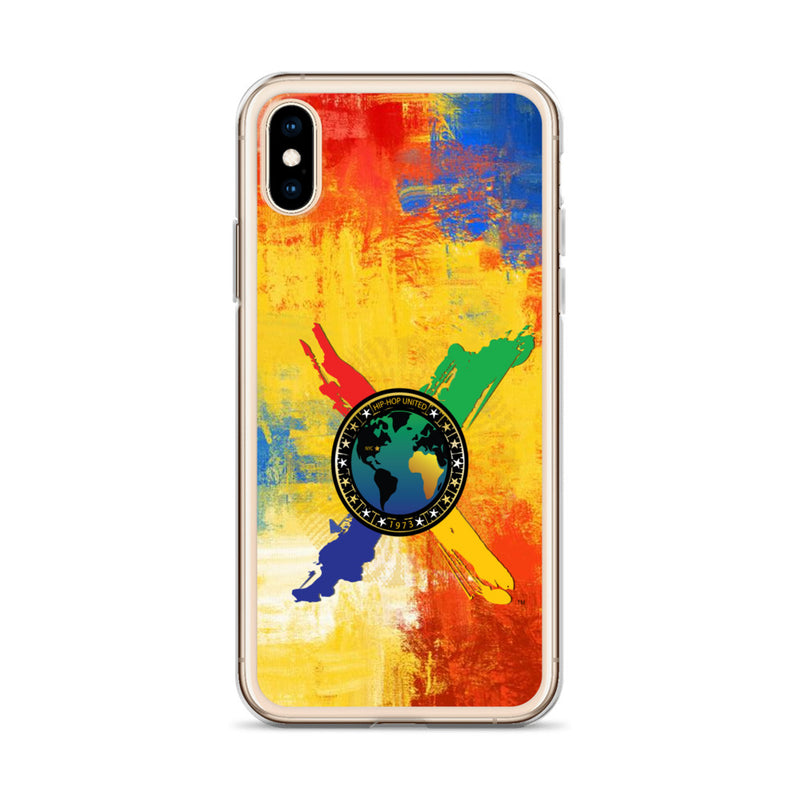 Tie Dye Hip-Hop United Flag Clear Case for iPhone®