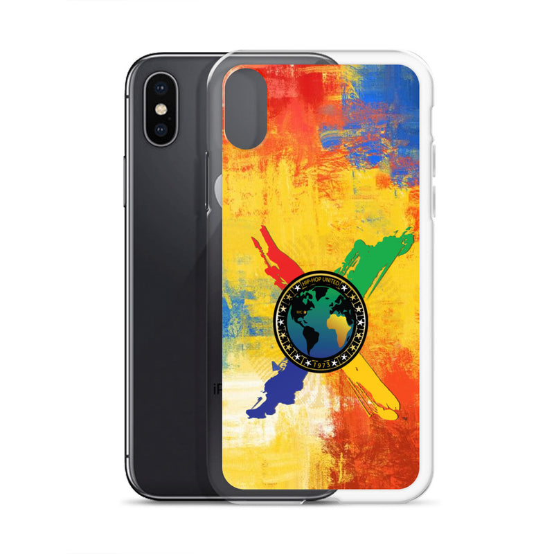 Tie Dye Hip-Hop United Flag Clear Case for iPhone®