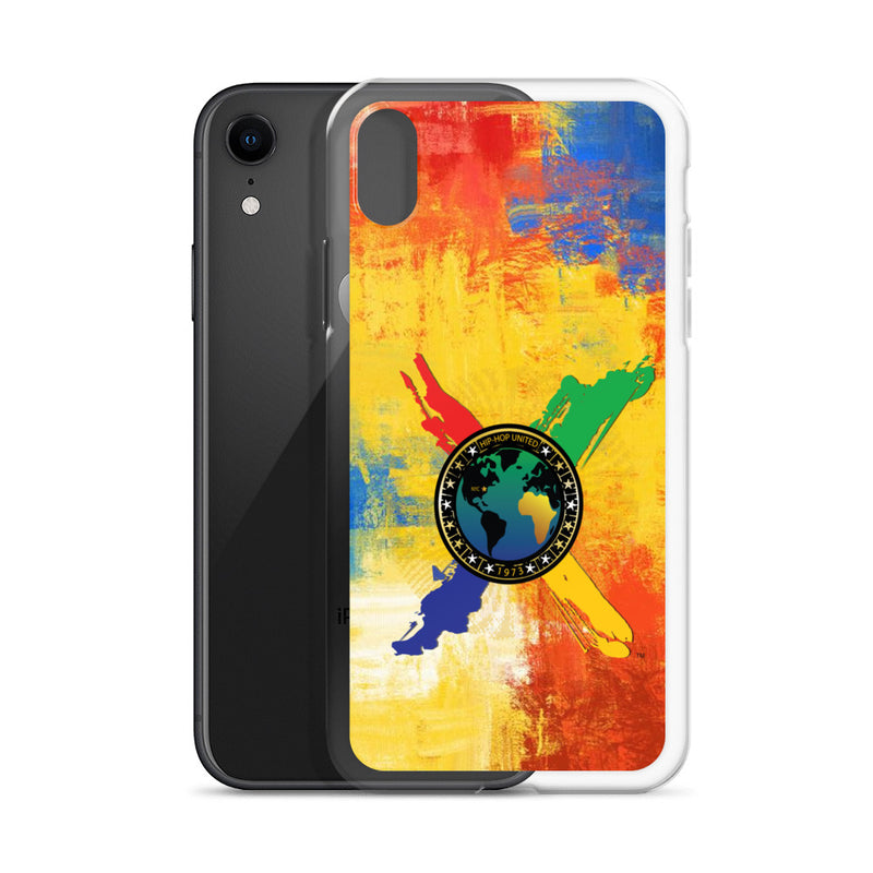 Tie Dye Hip-Hop United Flag Clear Case for iPhone®