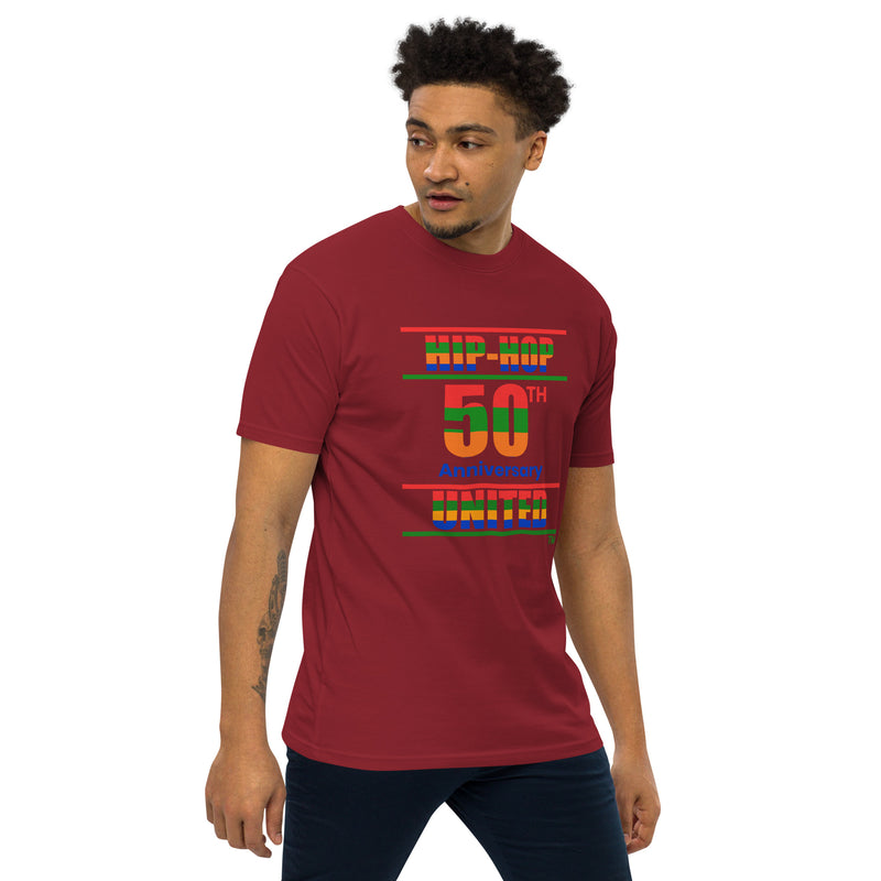 Hip-Hop United 50th. Anniversary Men’s premium heavyweight tee