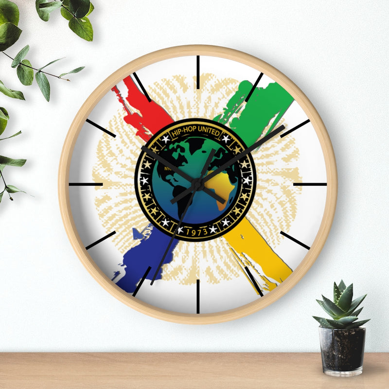 Hip-Hop United Global Wall Clock