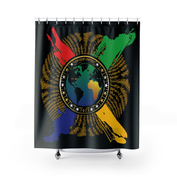 Global Hip-Hop Flag Shower Curtain
