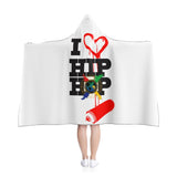 I Love Hip-Hop Hooded Blanket