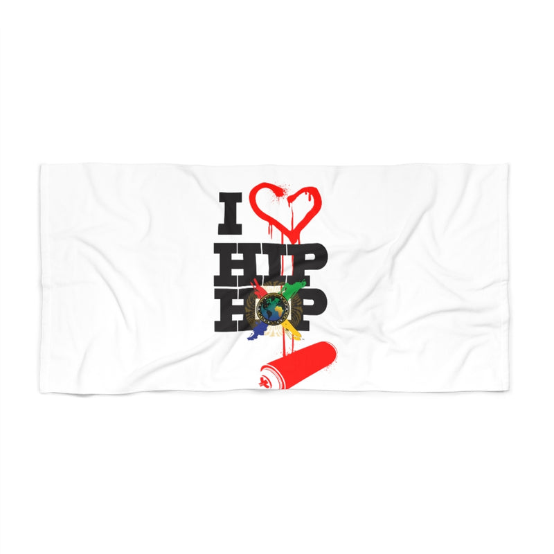 Towel For Rapper I Love Hip-Hop Beach Towel – Hip Hop United