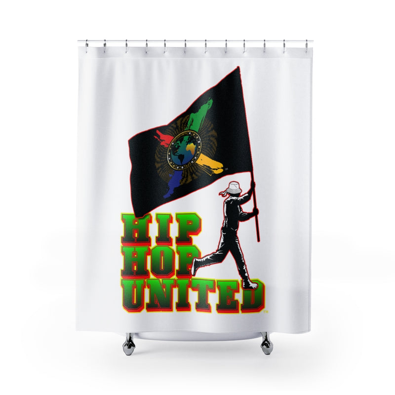Global Hip-Hop Flag Shower Curtain