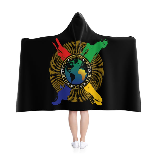 Hip-Hop United Global Flag Hooded Blanket