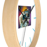 Hip-Hop Boom Box Astronaut Wall clock