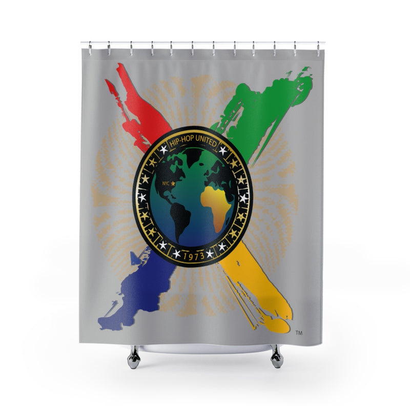 Global Hip-Hop Flag Shower Curtain