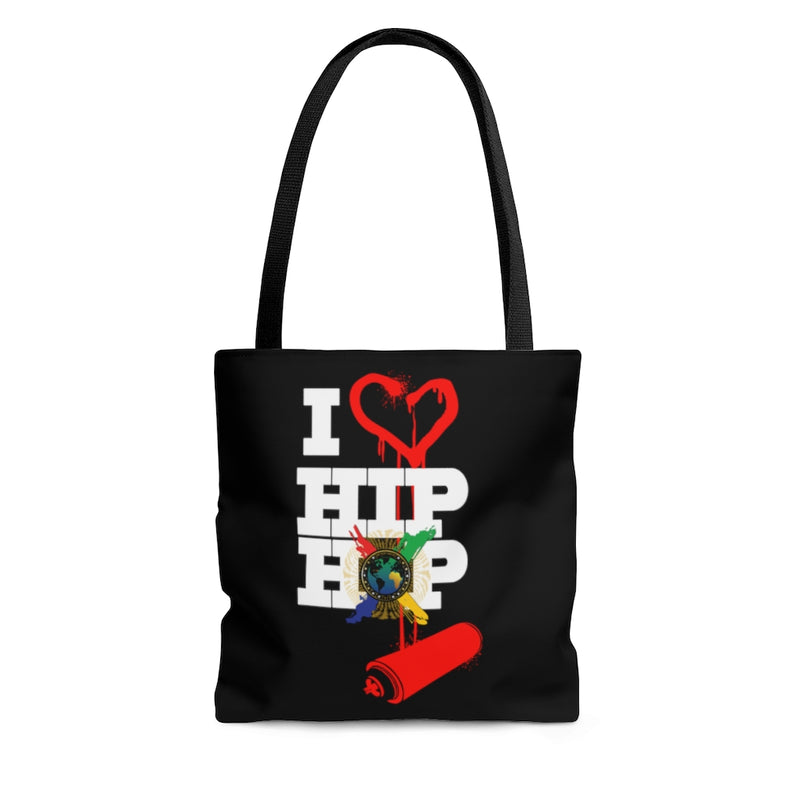 I Love Hip-Hop AOP Tote Bag